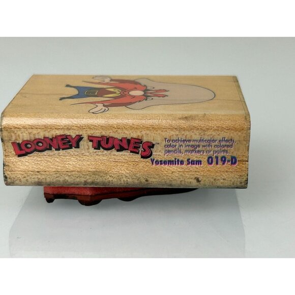 Looney Tunes Yosemite Sam 019-D Vintage 90s Rubber Stamp Stampede Cartoon Craft - Picture 6 of 9